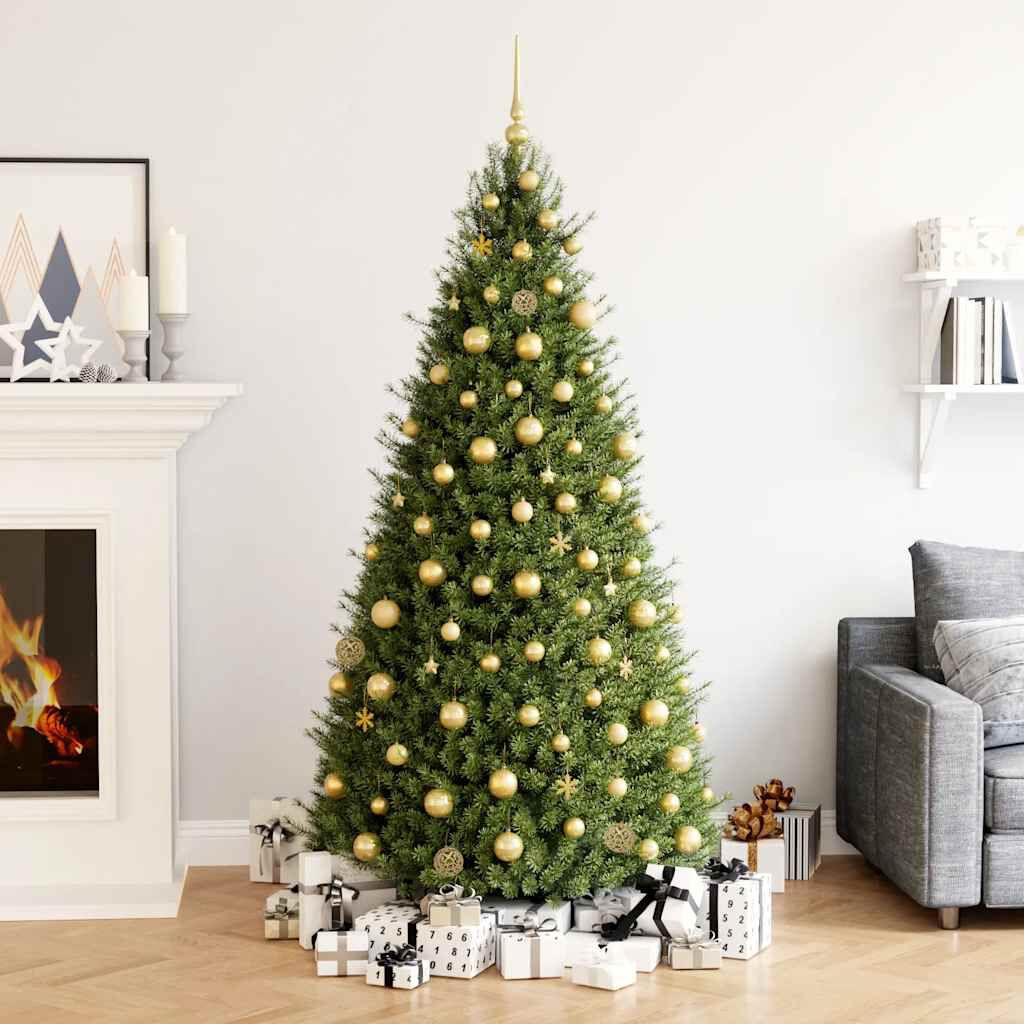 Ensemble de boules de Noël doré en polystyrène – 105 pièces