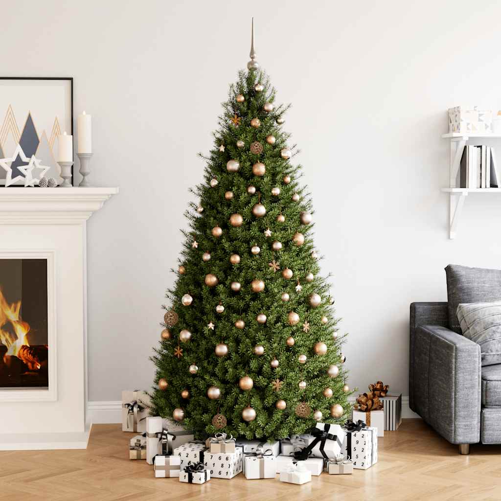 Ensemble de boules de Noël doré rose en polystyrène – 105 pièces