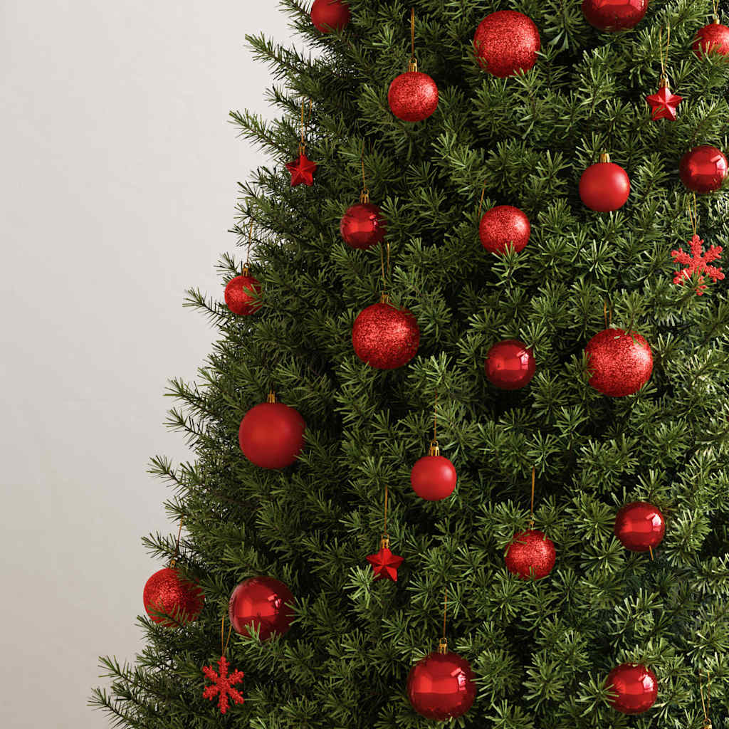 Ensemble de boules de Noël doré rose en polystyrène – 105 pièces