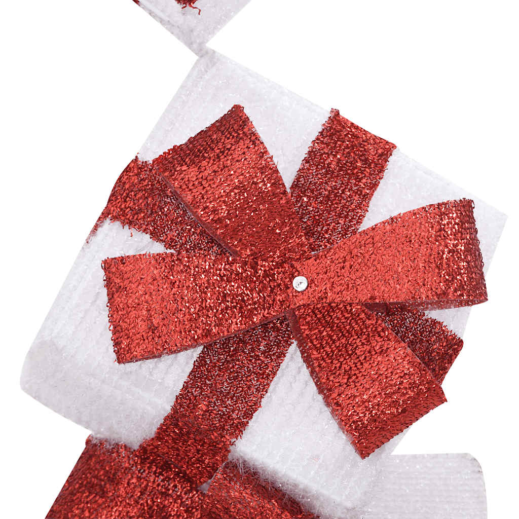 Boîte-cadeau de décoration de Noël 80 LED blanc chaud