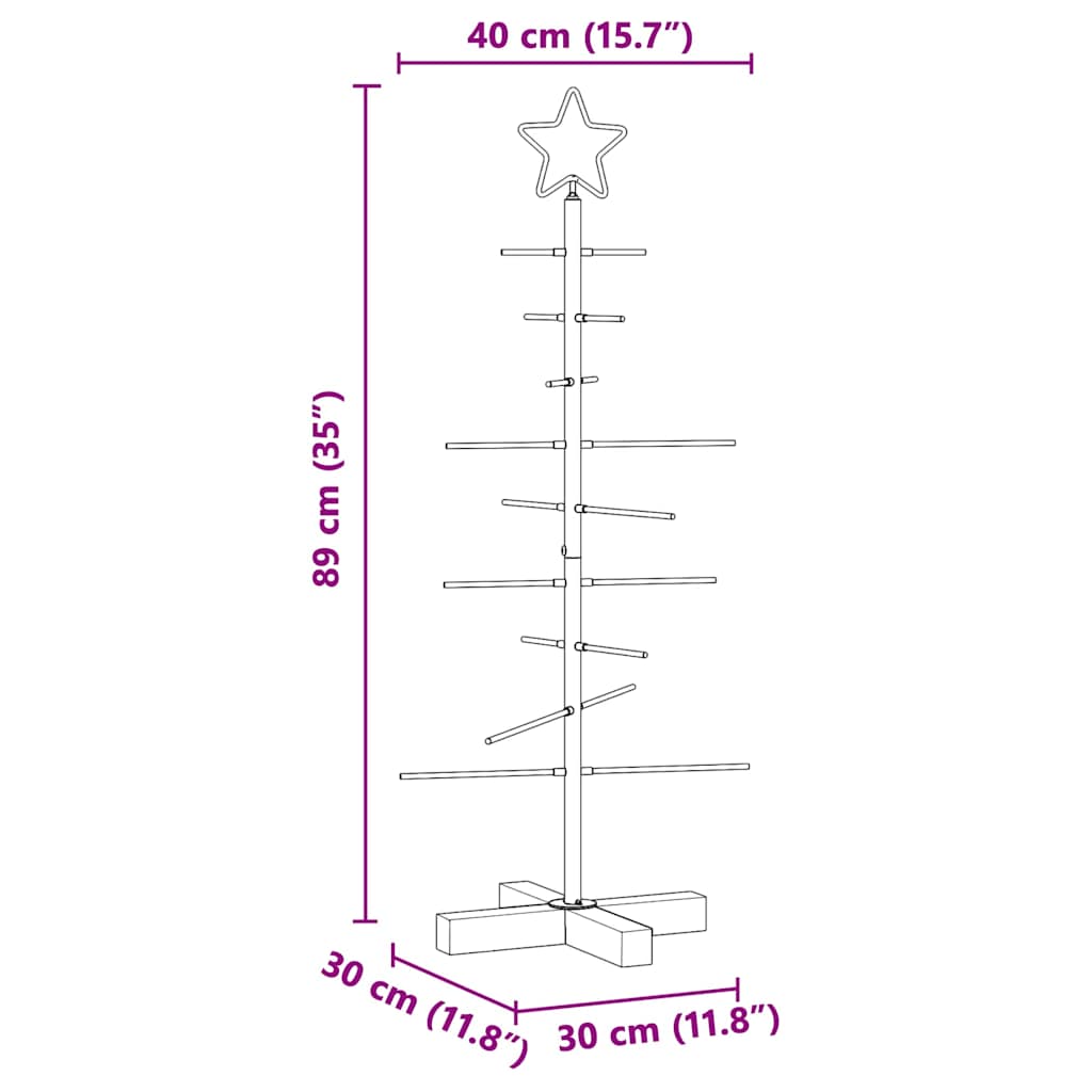 Sapin de Noël Minimaliste en Métal